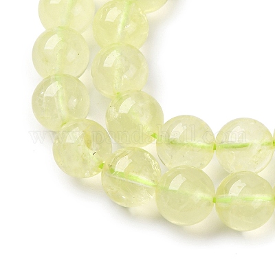 Естественный лимонный кварц нитей бисера G-G286-A04-10mm-1