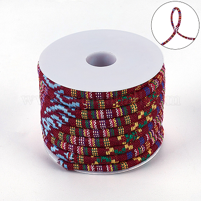 1 рулон этнических шнуров из полиэстера&nbsp;OCOR-CY0002-53A-1
