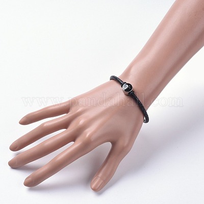 Унисекс браслеты кожаный шнур BJEW-JB04784-1