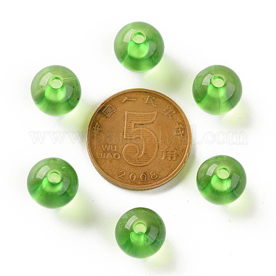 Прозрачные акриловые бусины&nbsp;MACR-S370-A10mm-734-1