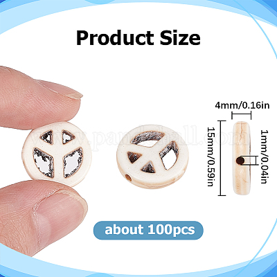 5 нити синтетических бирюзовых бусин нити TURQ-SC0001-15B-1