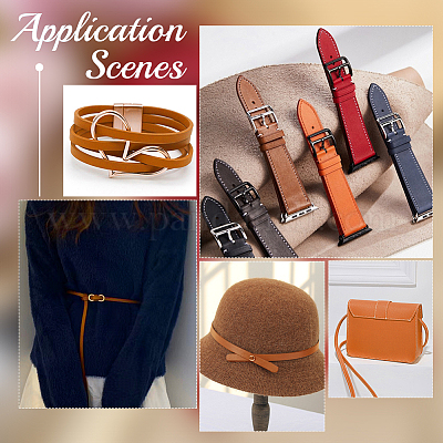 5 м плоская веревка из коровьей кожи OCOR-WR0001-77-1