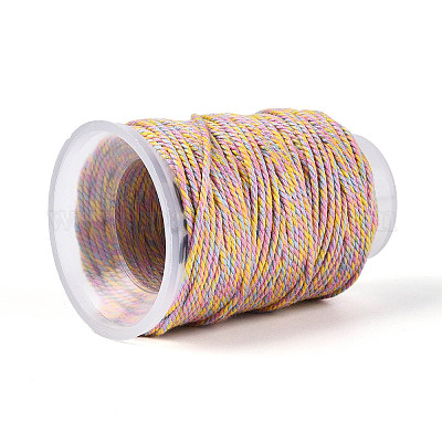 22 м радужного макраме-шнура&nbsp;OCOR-T017-07M-1