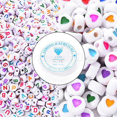 1000 шт. Непрозрачные акриловые бусины DIY-YW0002-10-1