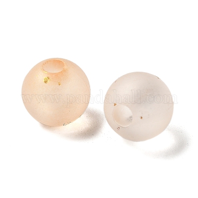 Матовые прозрачные акриловые бусины OACR-F013-13E-1