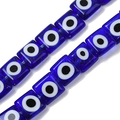 Ручной сглаза бусины бисер нитей LAMP-G166-03D-1