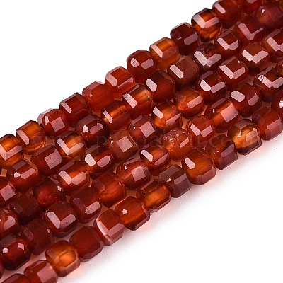 Окрашенные естественный агат бисер пряди G-T138-211F-1