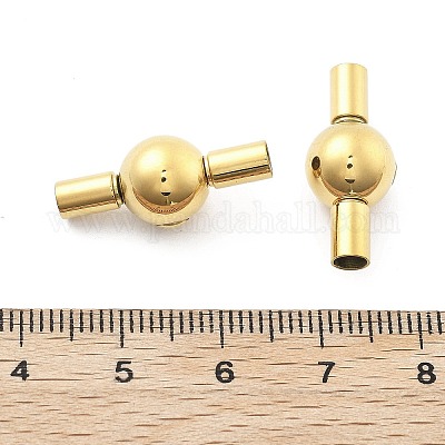 Ионное покрытие (IP) 304 нержавеющая сталь европейские застежки STAS-Z115-04G-07-1