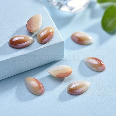 Непрозрачные стеклянные кабошоны GGLA-S038-01C-1