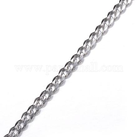 304 acero inoxidable cadena de bordón de cadena trenzada CHS-H007-54P-1