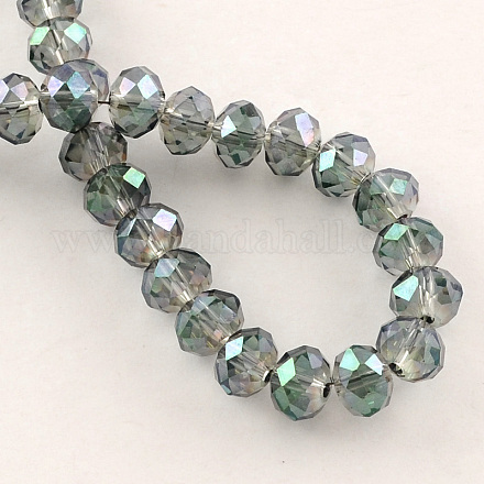 Chapelets de perles en verre électroplaqué EGLA-S096-2mm-07-1