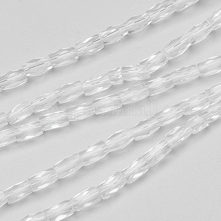 Chapelets de perles en verre transparente   EGLA-E048-B01-1