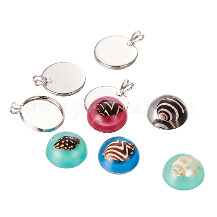 Kits de fabrication de pendentif de bijoux DIY-JP0001-EB-06-1