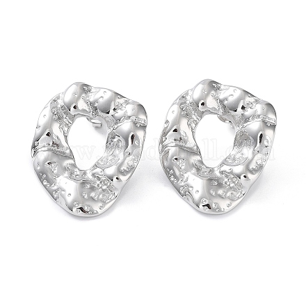 Серьги-гвоздики из нержавеющей стали 304 EJEW-H115-29P-1