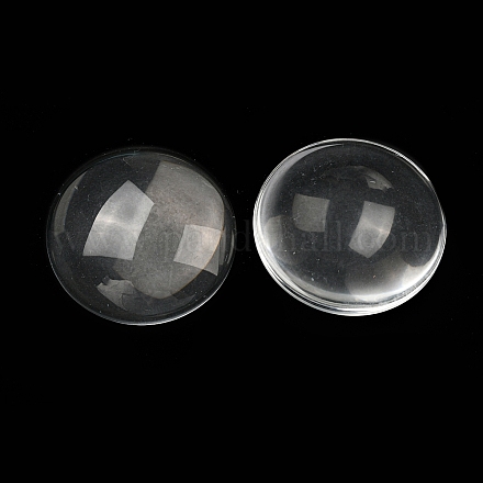 Cabochons en verre transparent GGLA-G013-1