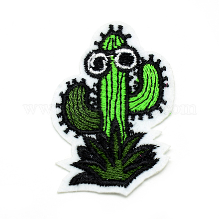 Computerized Embroidery Cloth Iron On/Sew On Patches AJEW-S066-13-1