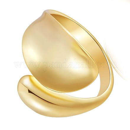 925 anillo de puño abierto grueso torcido de plata esterlina para mujer JR909B-1