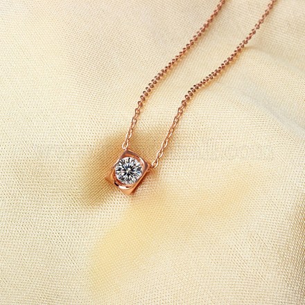 925 подвесные стерлингового серебра ожерелья NJEW-BB71869-A-1