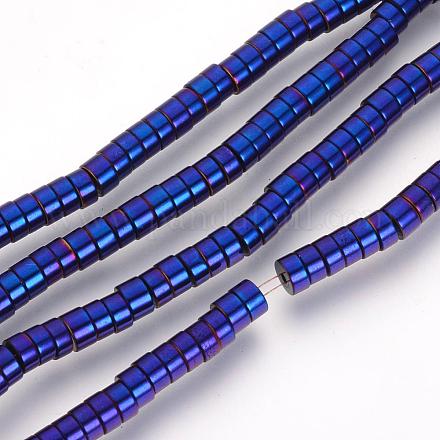 Electroplate Non-magnetic Synthetic Hematite Beads Spacers Strands G-Q486-73A-1