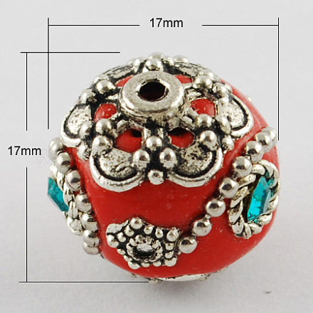 Handmade Indonesia Beads IPDL-Q034-3-1
