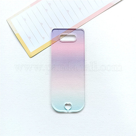 Gradual Acrylic DIY Disc Pendant Keychain Blanks ZXFQ-PW0002-02B-04-1