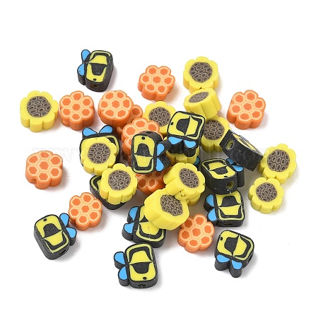 Бусины из полимерной глины  CLAY-P005-07-1