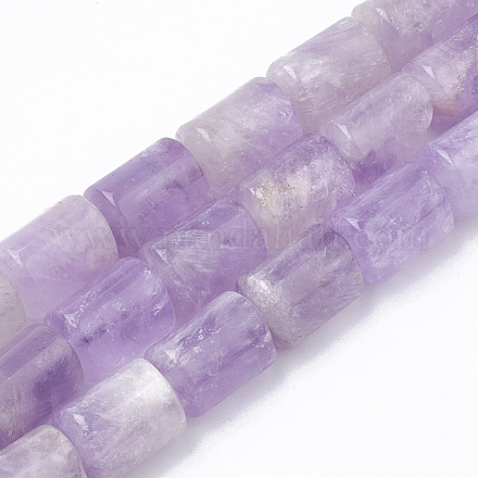 Natürliche Lavendel-Jade-Perlenstränge G-S298-07-1