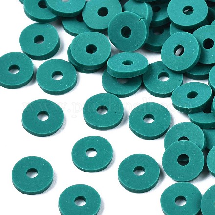Eco-Friendly Handmade Polymer Clay Beads CLAY-R067-6.0mm-B07-1