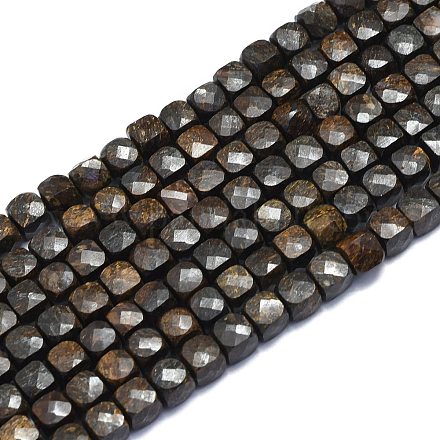 Natural Bronzite Beads Strands G-K310-B18-1