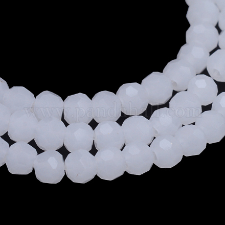 Chapelets de perle en verre imitation jade GLAA-R166-8mm-03A-1