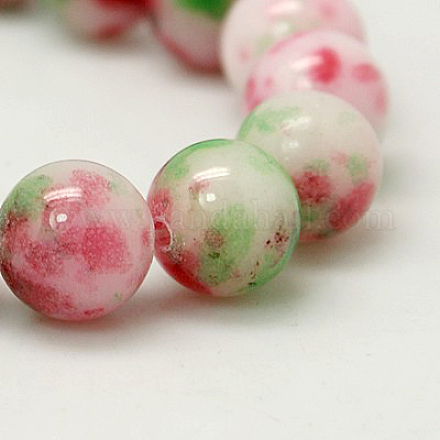 Jade Beads Strands G-D264-10mm-XH01-1