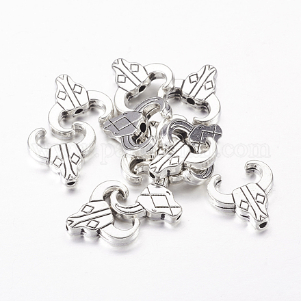 Perles en alliage de style tibétain X-LF9225Y-1