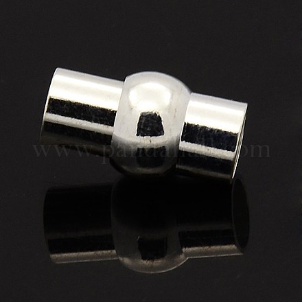 Brass Magnetic Clasps for Bracelet Cord KK-M003-02S-1