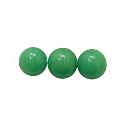 Chapelets de perles en jade Mashan naturel G-H1626-10MM-19-1