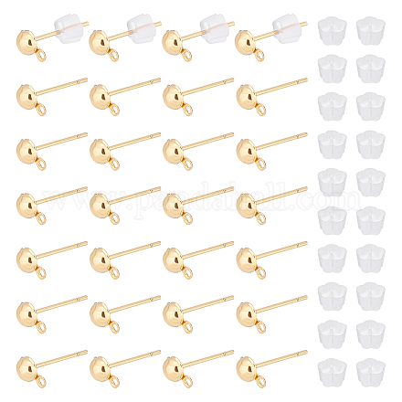 Shop PandaHall About 200 Pieces 304 Stainless Steel Ear Nuts