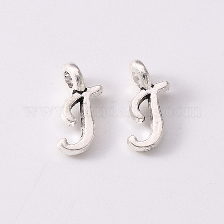 Tibetan Style Alloy Charms TIBEP-R361-01T-AS-RS-1