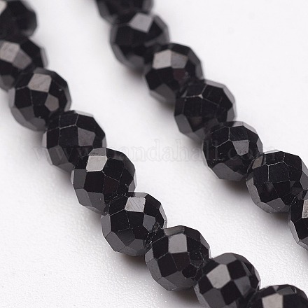 Natürliche schwarze Spinell-Perle Stränge&nbsp;X-G-P213-13-2mm-1