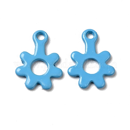 Spray Painted 201 Stainless Steel Charms STAS-G304-22C-1