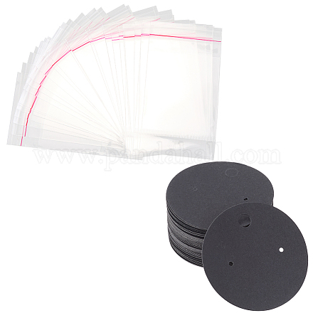 1 набор пустых бумажных карточек для демонстрации сережек EDIS-CN0001-01B-03-1