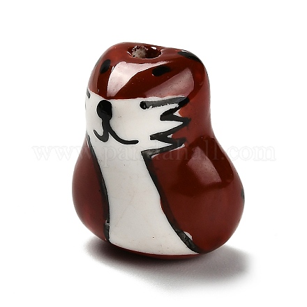 Фарфоровые бусины ручной работы PORC-A028-02C-1