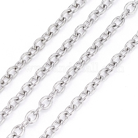 304 Stainless Steel Cable Chains CHS-F006-02B-P-1