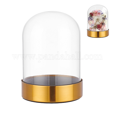NBEADS Clear Glass Dome DJEW-WH0015-102A-1