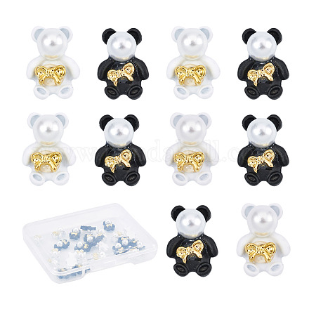 24шт 2 цвета пластиковых кабошонов MRMJ-PJ0001-07-1