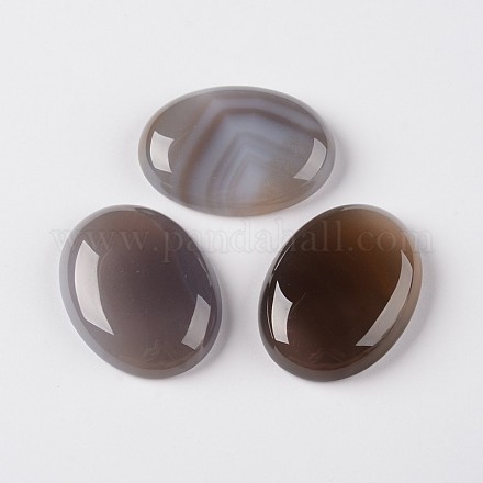Natural Agate Gemstone Oval Cabochons G-J329-05-30x40mm-1