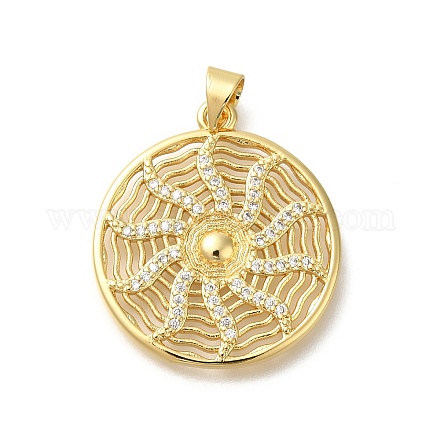 Стойки обшивки латунь микро проложить Циркон подвеску KK-Z086-62G-02-1