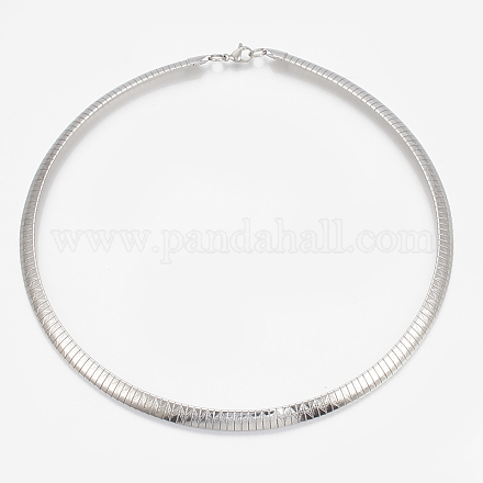 304 Stainless Steel Chain Necklaces STAS-Q226-14-8mm-1