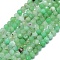 Natural Chrysoprase Beads Strands, Faceted, Round, 2.5~3mm, Hole: 0.5mm, about 138~142pcs/strand, 15.35~15.55 inch(39~39.5cm)