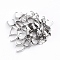 Stainless Steel Snap on Bails, Stainless Steel Color, 6.5x2.5mm, Inner Size: 6mm, Pin: 0.4mm