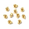 Brass Crimp Beads, Column, Cadmium Free & Nickel Free & Lead Free, Long-Lasting Plated, Real 18K Gold Plated, 4x3x2mm, Hole: 0.8mm