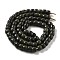 Handmade Nepalese Lampwork Beads, Barrel, Coffee, 10.5~11x8~8.5mm, Hole: 3.5mm, about 80pcs/strand, 25.39''(64.5cm)